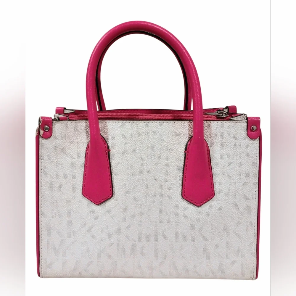 Michael Kors Maple Small Center Stripe Satchel - Picture 6 of 16